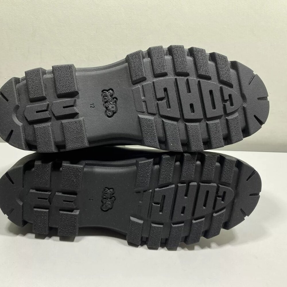 NEW COACH Men's Collin Boots Size 12D Chelsea Pull-On Round Toe Leather Black - Picture 6 of 6